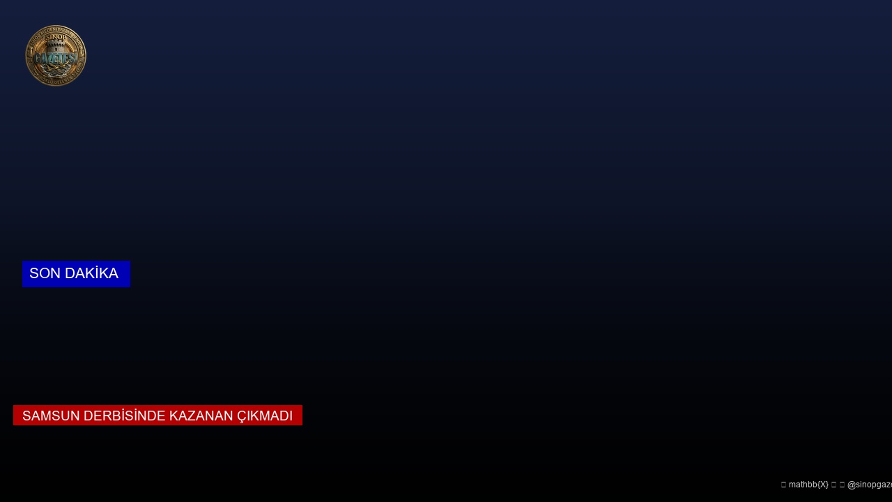 Samsun Derbyde Kazanan Çıkmadı